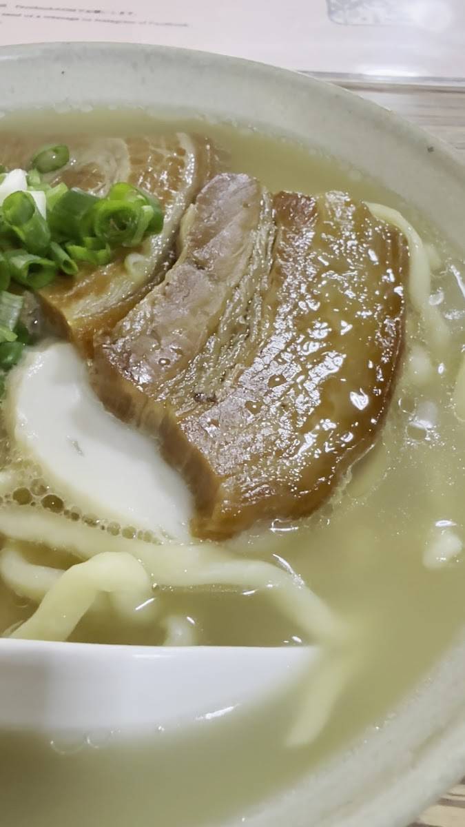 三枚肉そばのアップ